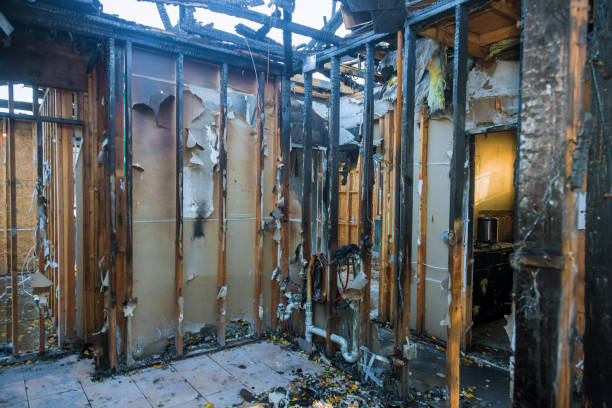 Professional Fire Damage Repair technician working in Croom, MD
